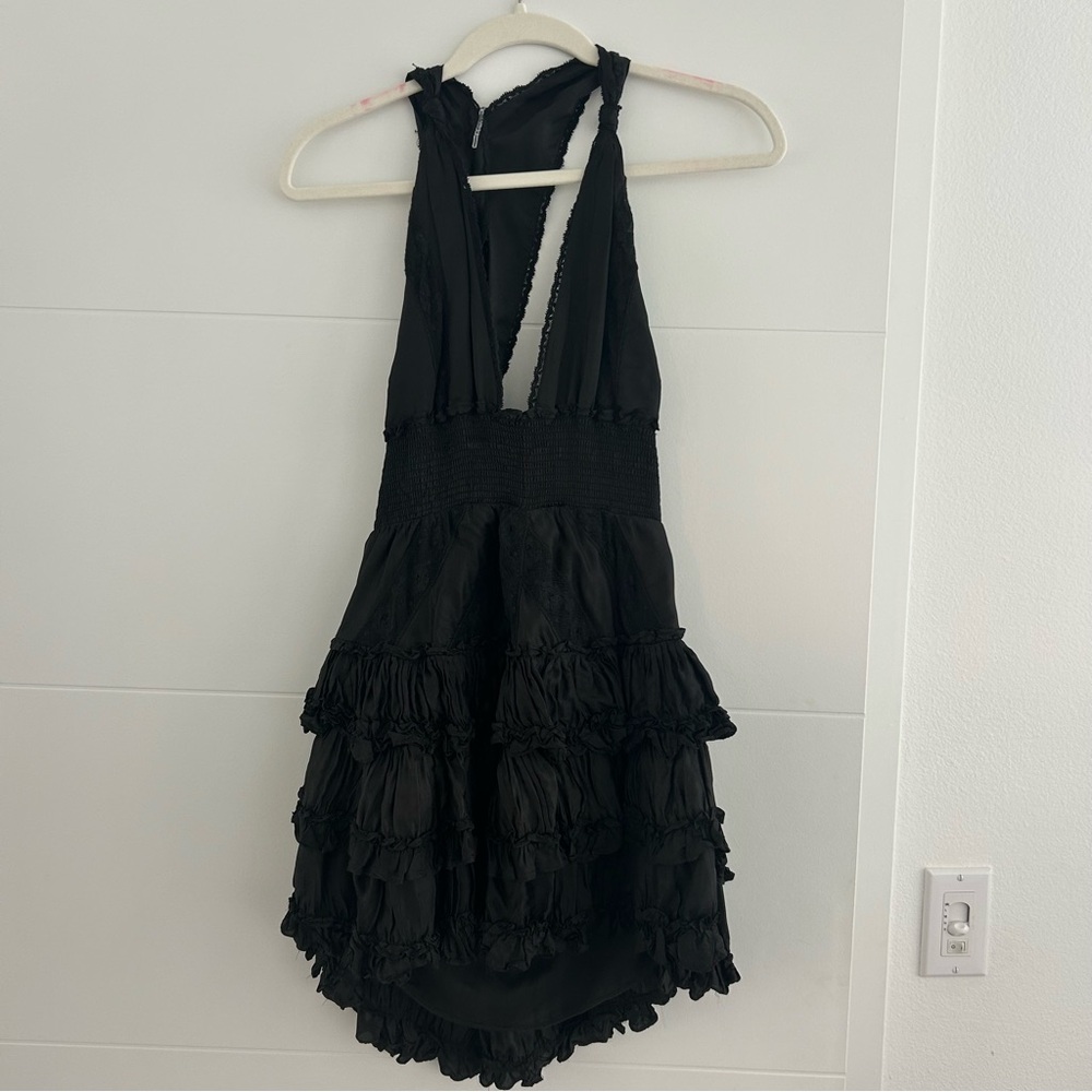 LoveShackFancy Quintelle Dress Black
